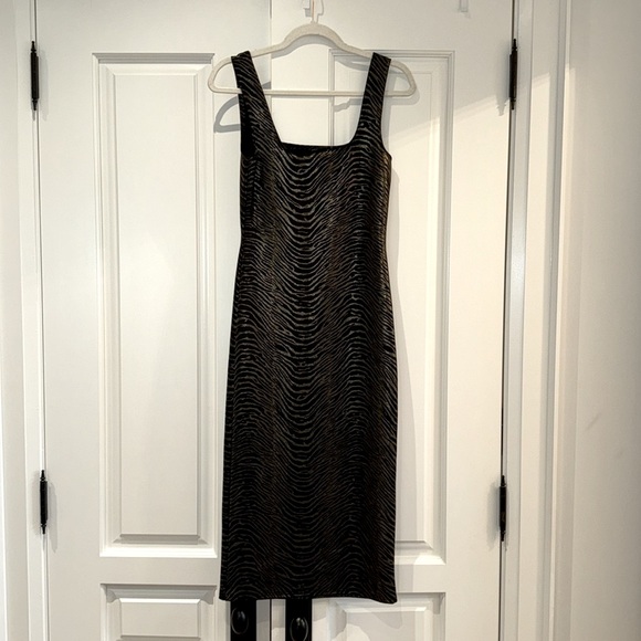 REFORMATION Metallic Animal Print Dress - Picture 3 of 7